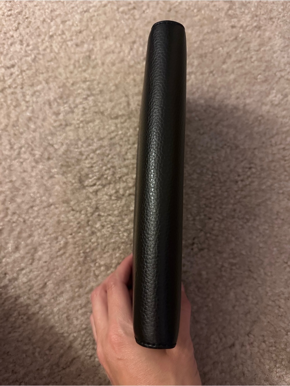 Karl Lagerfeld Black Leather Zip Wallet - Picture 3 of 4
